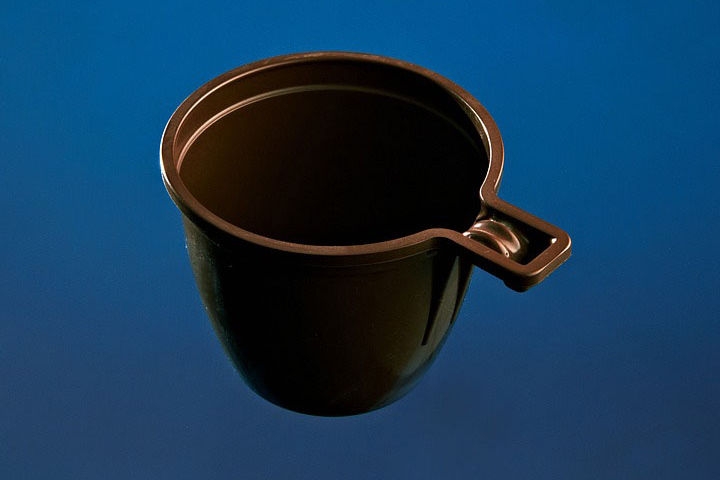 Чашка 0,2л кофейная коричневая 100шт/уп Уп
