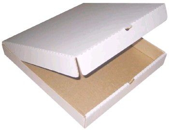 Коробка для пиццы белая профиль В (320*320*40)